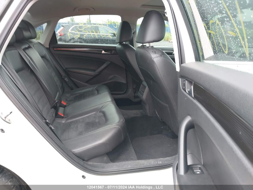 2012 Volkswagen Passat VIN: 1VWCN7A33CC078028 Lot: 12041567