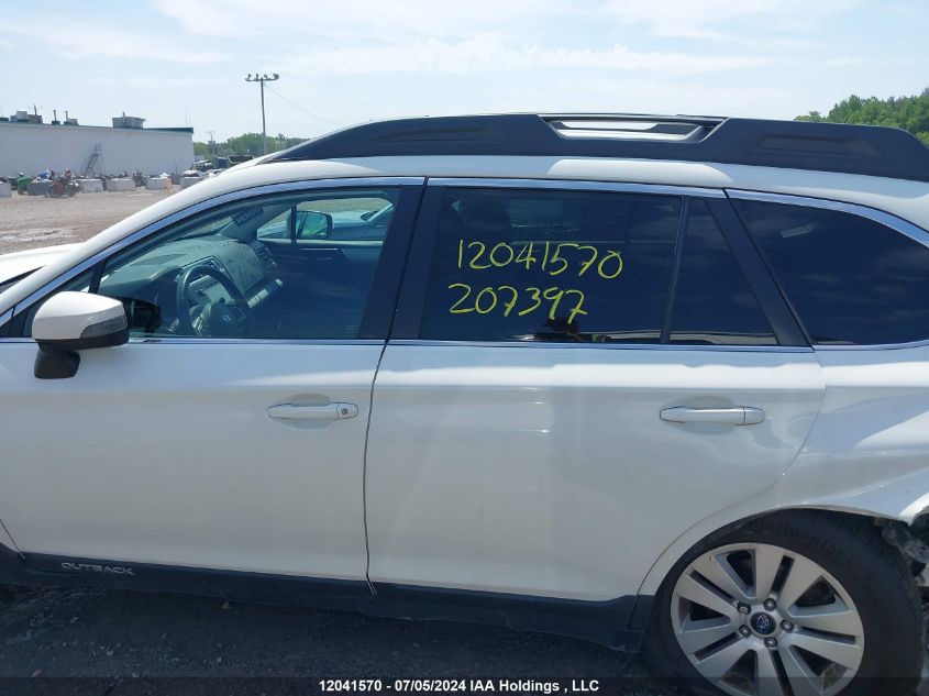2015 Subaru Outback 2.5I Premium VIN: 4S4BSCDC7F3207397 Lot: 12041570