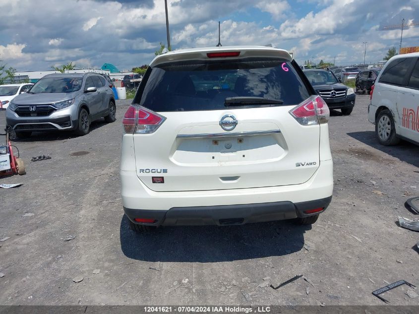 2016 Nissan Rogue VIN: 5N1AT2MV6GC835831 Lot: 12041621