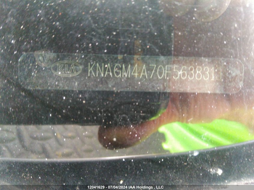 2015 Kia Optima Lx VIN: KNAGM4A70F5638313 Lot: 12041629