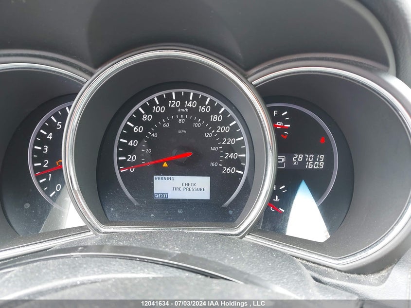 2012 Nissan Murano Sv VIN: JN8AZ1MW7CW203620 Lot: 12041634