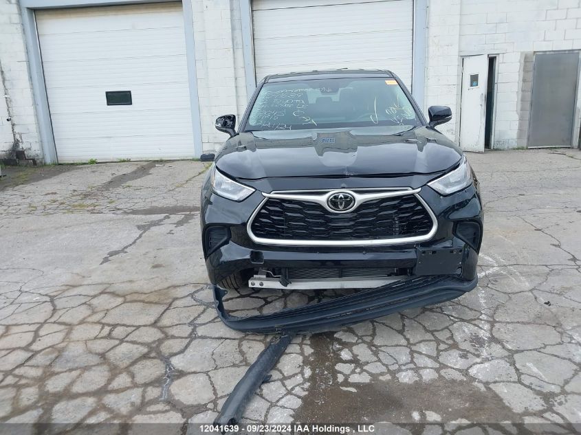 2022 Toyota Highlander Le VIN: 5TDBZRBH7NS590045 Lot: 12041639