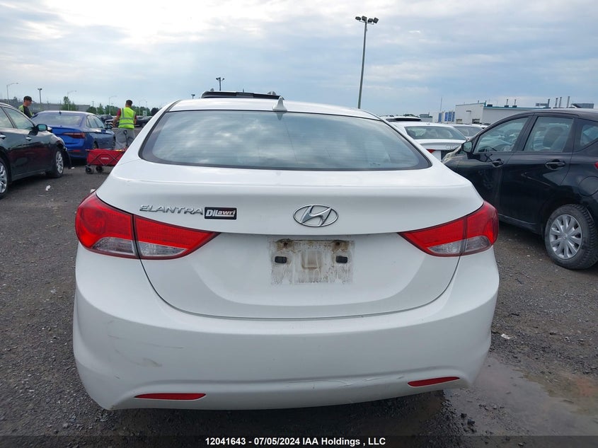 2013 Hyundai Elantra Gls VIN: 5NPDH4AE7DH190321 Lot: 12041643