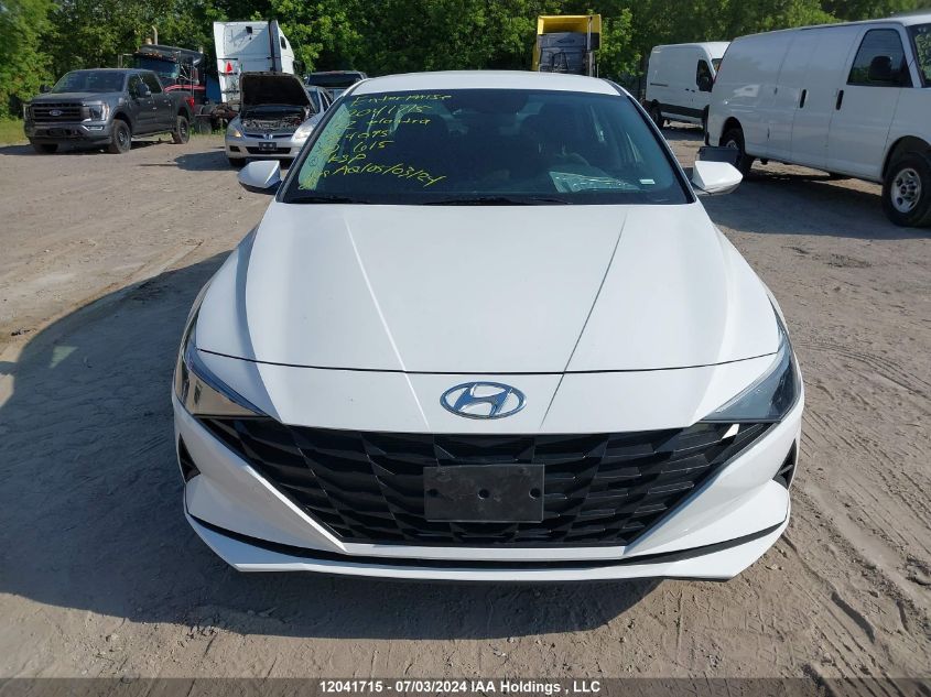 2022 Hyundai Elantra Sel VIN: KMHLM4AG7NU354095 Lot: 12041715