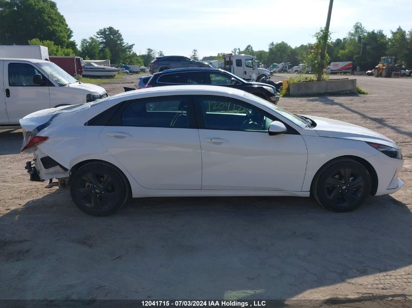 2022 Hyundai Elantra Sel VIN: KMHLM4AG7NU354095 Lot: 12041715