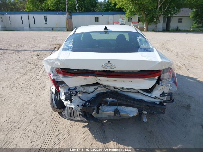 2022 Hyundai Elantra Sel VIN: KMHLM4AG7NU354095 Lot: 12041715