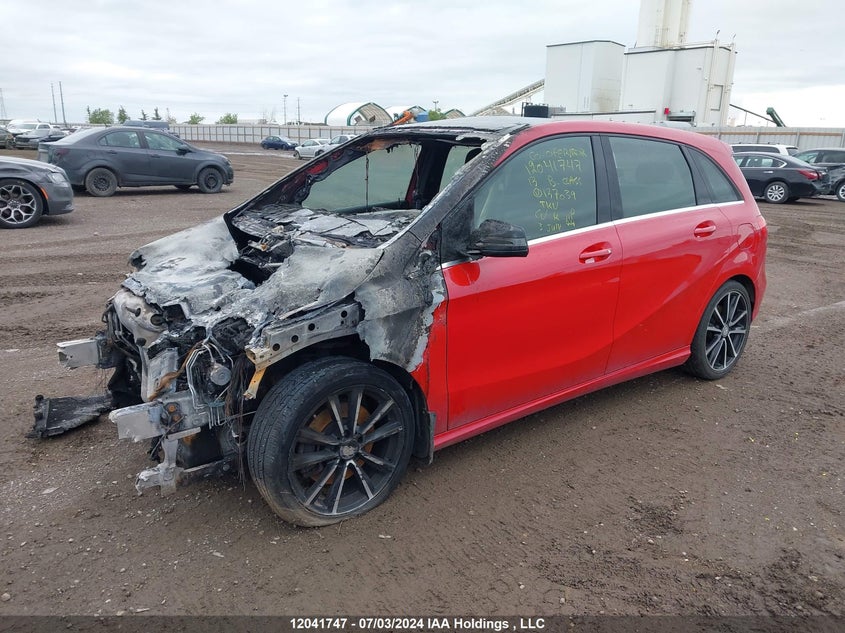 2013 Mercedes-Benz B-Class VIN: WDDMH4EB6DJ137039 Lot: 12041747