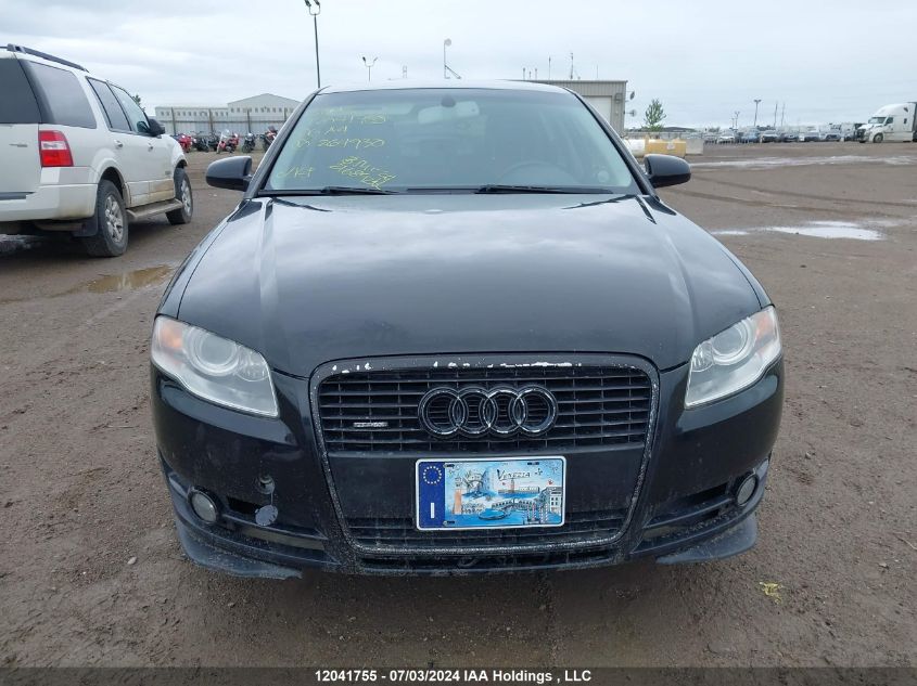 2006 Audi A4 2.0T Quattro VIN: WAUDF78E26A264930 Lot: 12041755