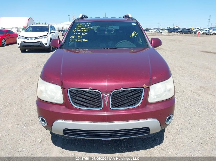 2007 Pontiac Torrent VIN: 2CKDL63F276242651 Lot: 12041756