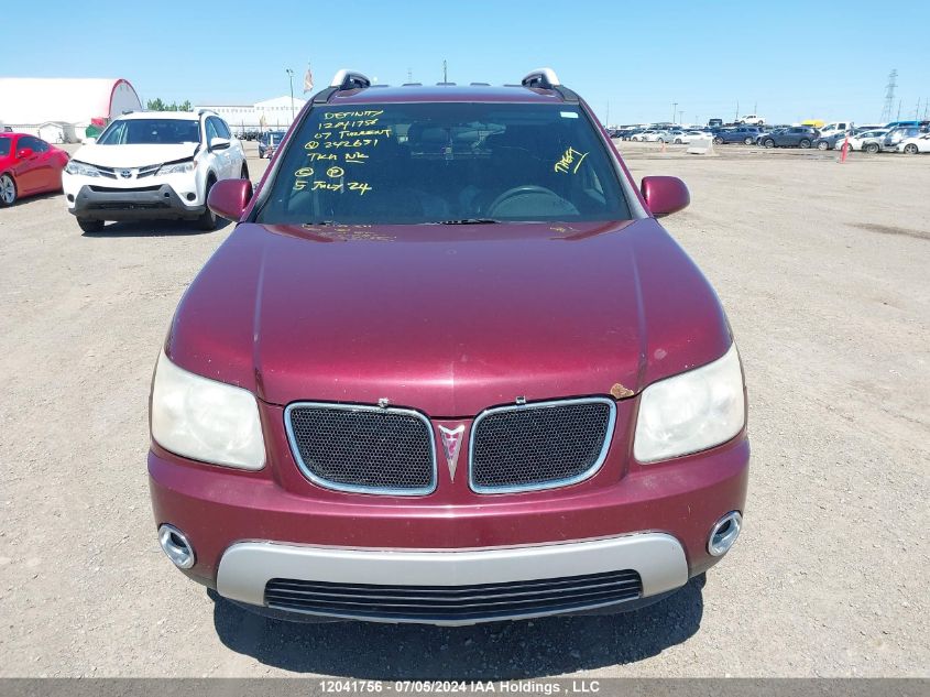 2007 Pontiac Torrent VIN: 2CKDL63F276242651 Lot: 12041756