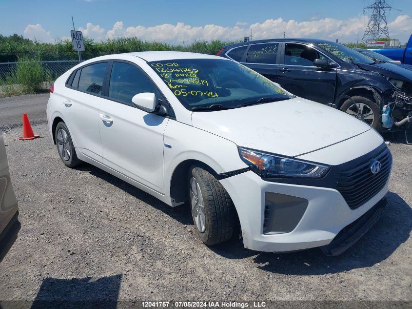 2018 Hyundai Ioniq Hybrid Blue VIN: KMHC75LC2JU094819 Lot: 12041757