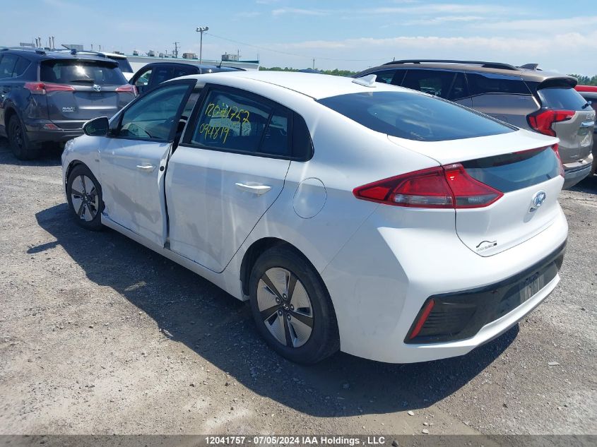 2018 Hyundai Ioniq Hybrid Blue VIN: KMHC75LC2JU094819 Lot: 12041757