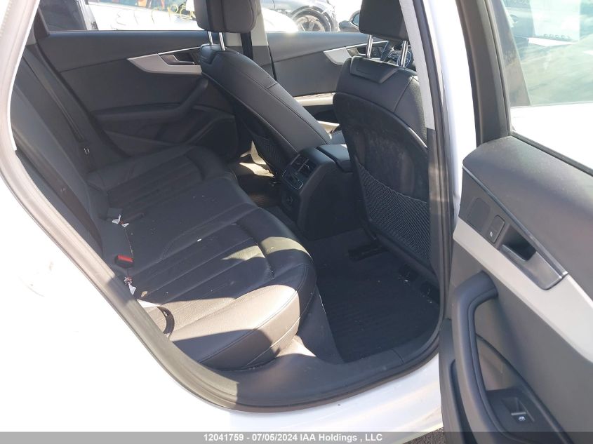 2019 Audi A4 Komfort VIN: WAUANAF4XKA009773 Lot: 12041759