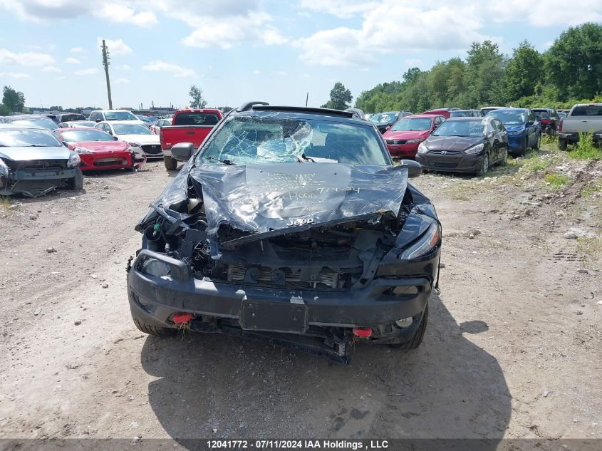 2018 Jeep Cherokee Trailhawk VIN: 1C4PJMBX5JD504843 Lot: 12041772