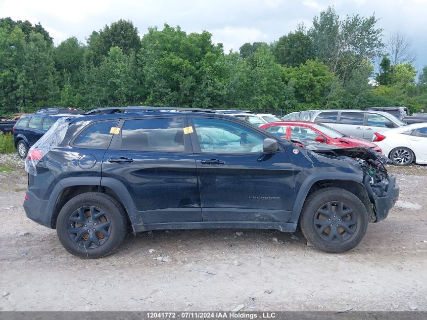 2018 Jeep Cherokee Trailhawk VIN: 1C4PJMBX5JD504843 Lot: 12041772