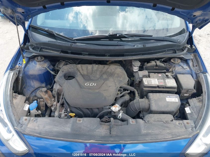 2016 Hyundai Accent Gl VIN: KMHCT5AEXGU237928 Lot: 12041816