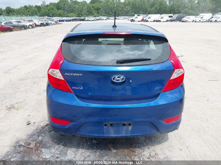 2016 Hyundai Accent Gl VIN: KMHCT5AEXGU237928 Lot: 12041816