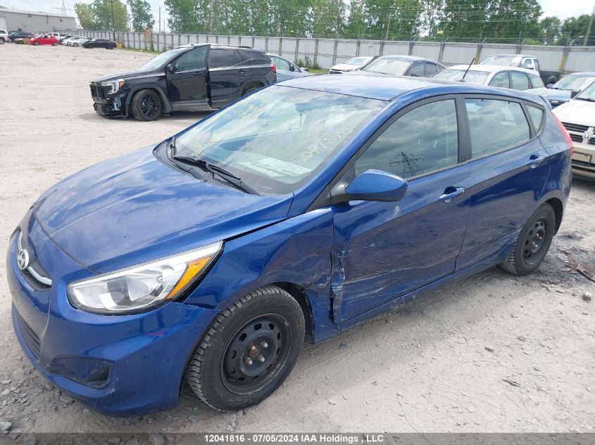 2016 Hyundai Accent Gl VIN: KMHCT5AEXGU237928 Lot: 12041816