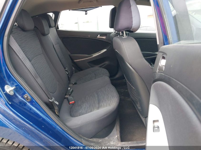 2016 Hyundai Accent Gl VIN: KMHCT5AEXGU237928 Lot: 12041816