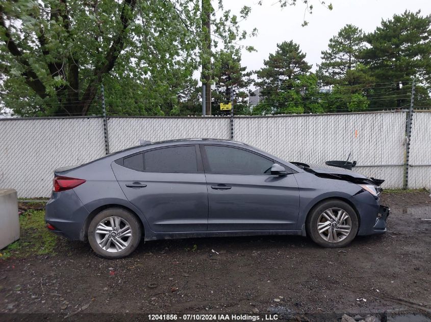 2019 Hyundai Elantra Preferred VIN: KMHD84LF7KU791149 Lot: 12041856