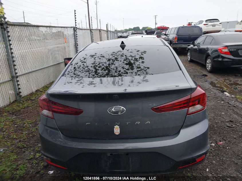 2019 Hyundai Elantra Preferred VIN: KMHD84LF7KU791149 Lot: 12041856