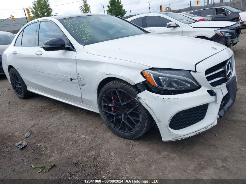 2018 Mercedes-Benz C-Class VIN: 55SWF4KBXJU239667 Lot: 12041860