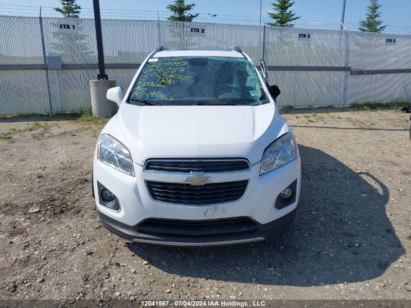 2015 Chevrolet Trax VIN: 3GNCJTSB6FL178539 Lot: 12041867