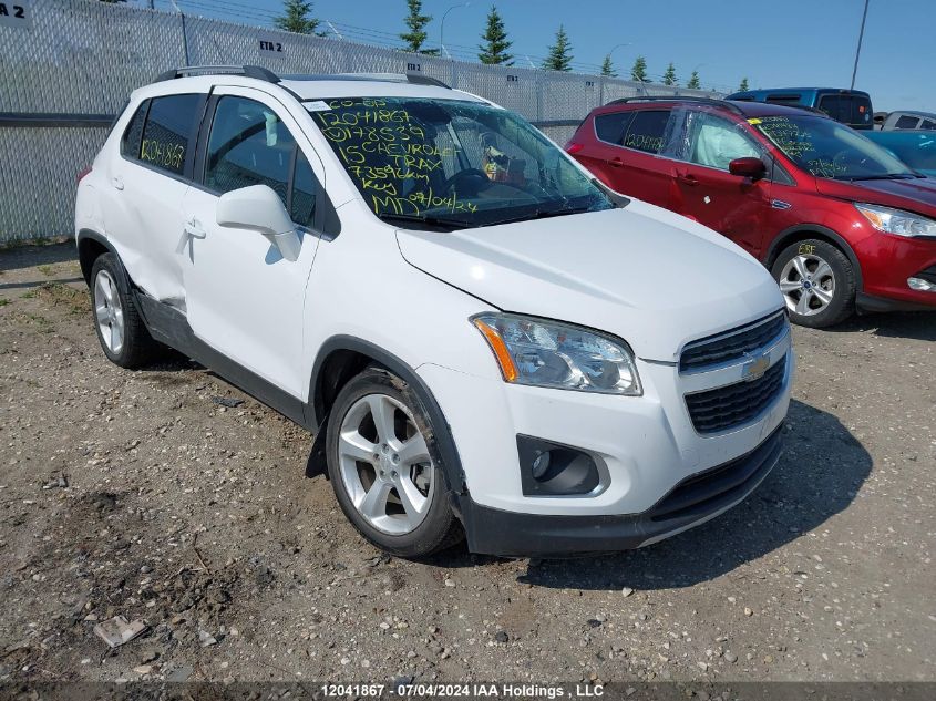 2015 Chevrolet Trax VIN: 3GNCJTSB6FL178539 Lot: 12041867