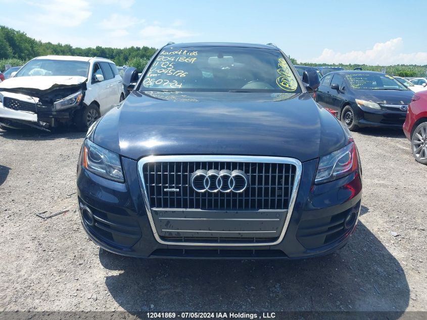 2011 Audi Q5 VIN: WA1VFCFP5BA045176 Lot: 12041869