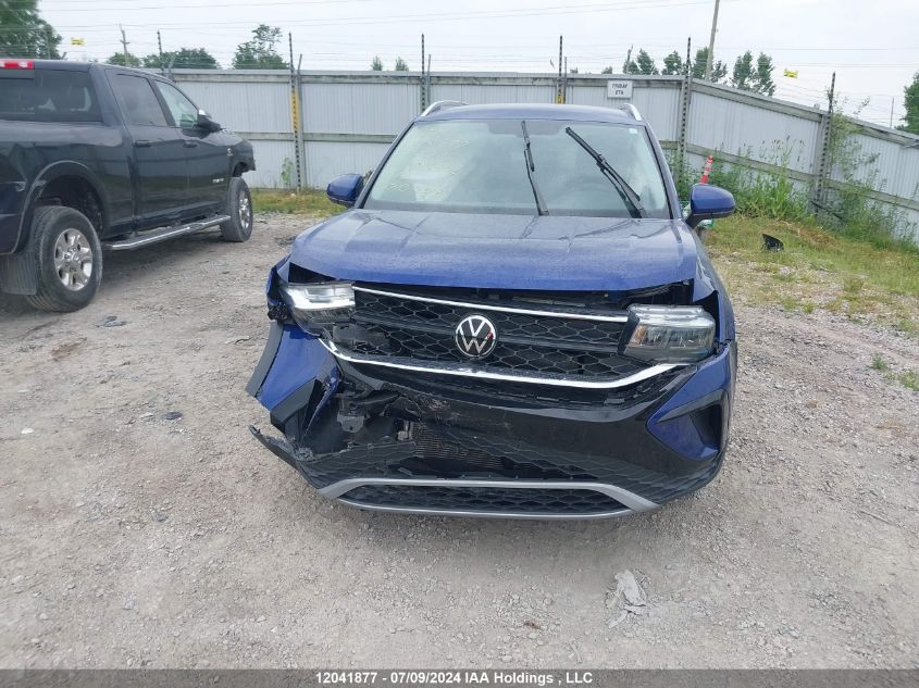 2022 Volkswagen Taos VIN: 3VVWX7B28NM079842 Lot: 12041877