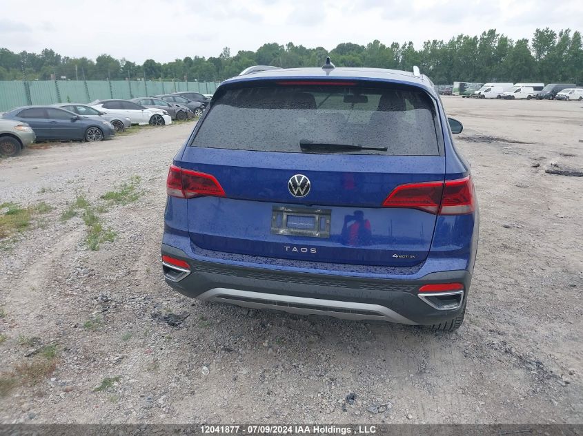 2022 Volkswagen Taos VIN: 3VVWX7B28NM079842 Lot: 12041877