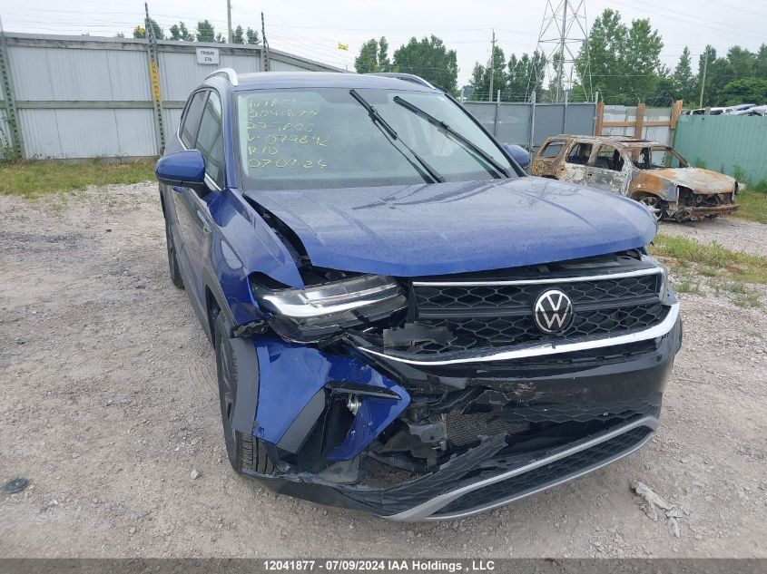 2022 Volkswagen Taos VIN: 3VVWX7B28NM079842 Lot: 12041877