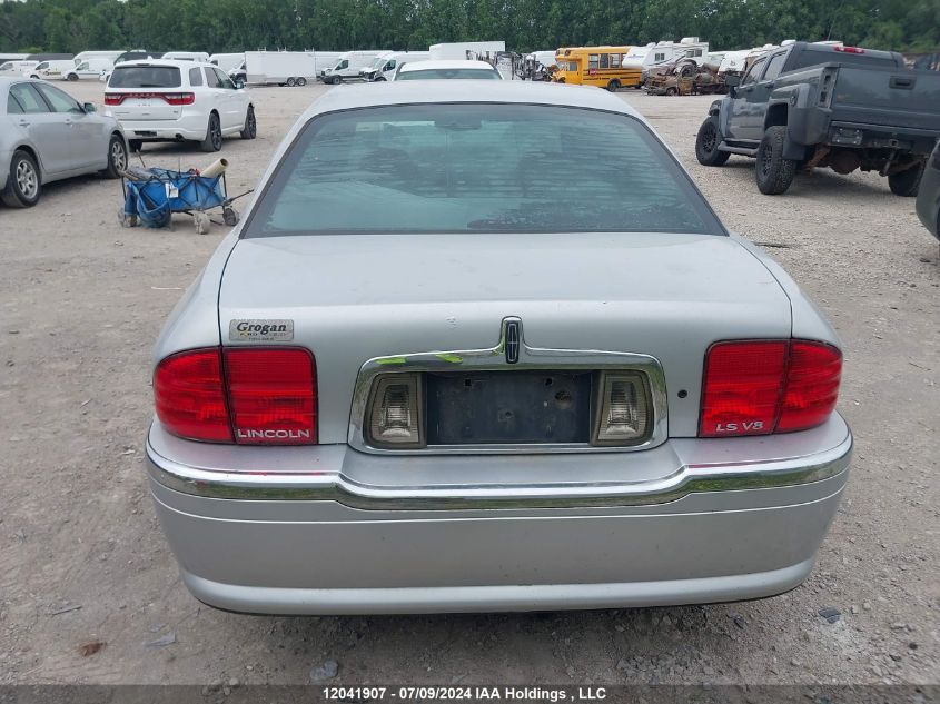 2002 Lincoln Ls VIN: 1LNHM87A72Y626827 Lot: 12041907