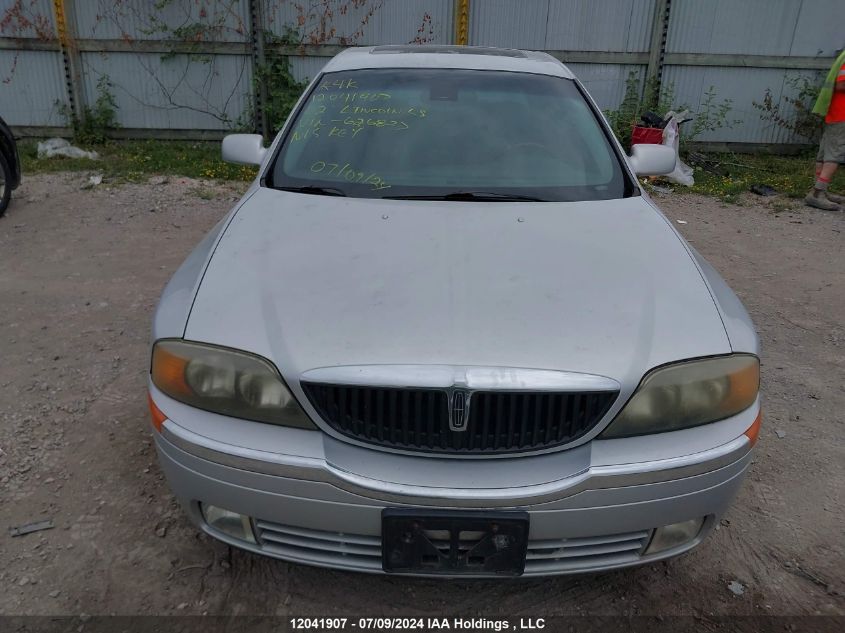 2002 Lincoln Ls VIN: 1LNHM87A72Y626827 Lot: 12041907