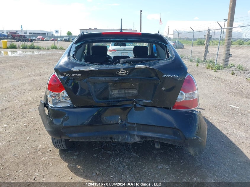 2008 Hyundai Accent Gs VIN: KMHCN35CX8U098666 Lot: 12041916