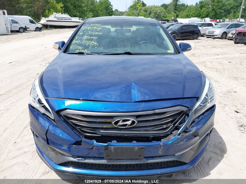 2016 Hyundai Sonata Sport/Limited VIN: 5NPE34AF7GH380460 Lot: 12041929