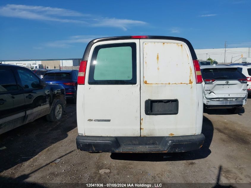 2012 Chevrolet Express 2500 Work Van VIN: 1GCWGFFA9C1136862 Lot: 12041936