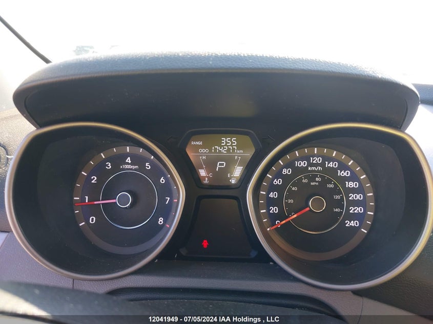 2013 Hyundai Elantra Gl VIN: 5NPDH4AE7DH445467 Lot: 12041949