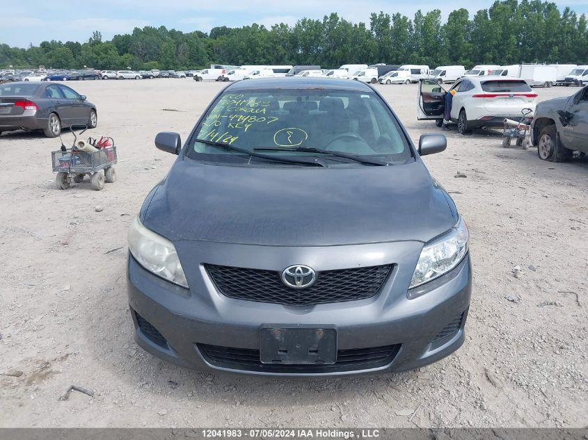 2010 Toyota Corolla Le VIN: 2T1BU4EE3AC494807 Lot: 12041983