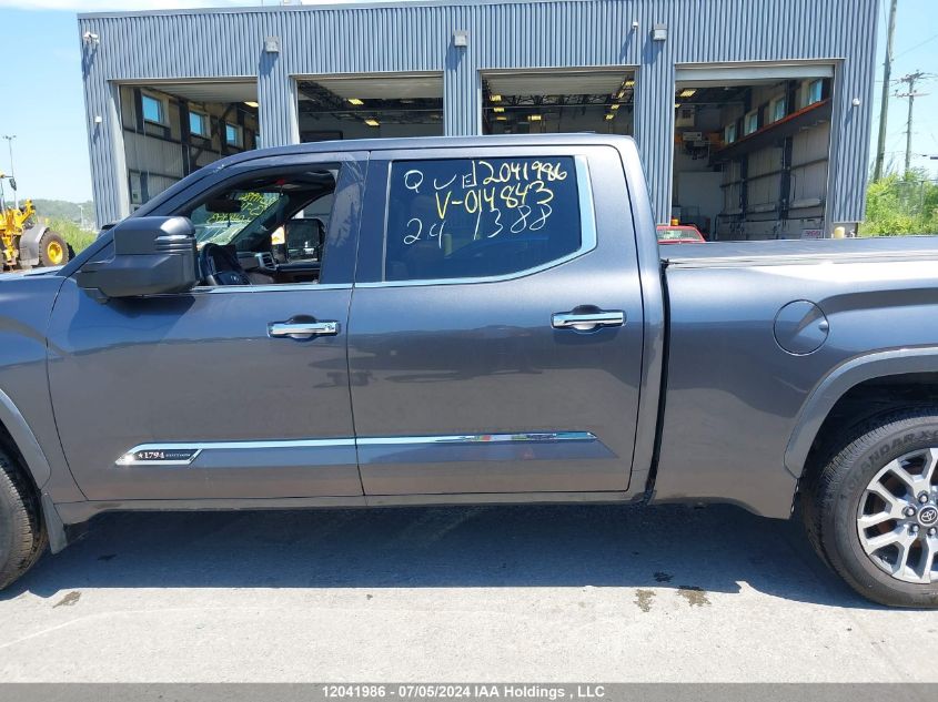 2023 Toyota Tundra Platinum VIN: 5TFMA5EC8PX014843 Lot: 12041986