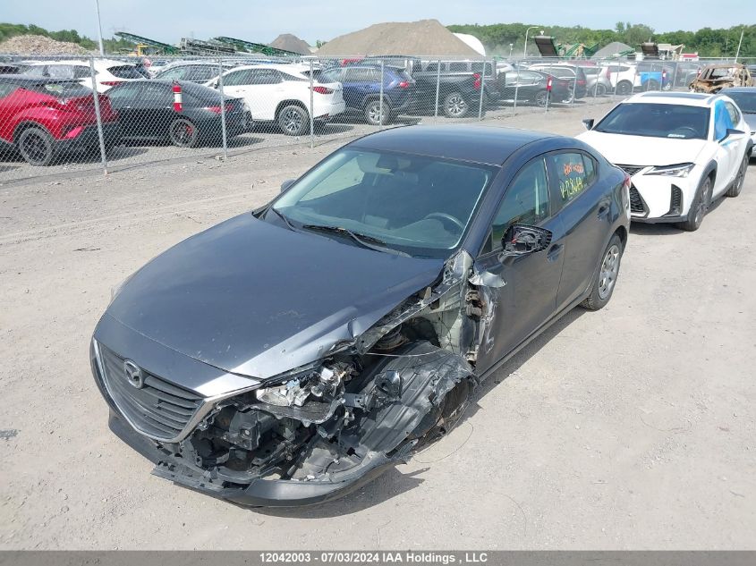 2015 Mazda Mazda3 VIN: 3MZBM1U70FM128669 Lot: 12042003