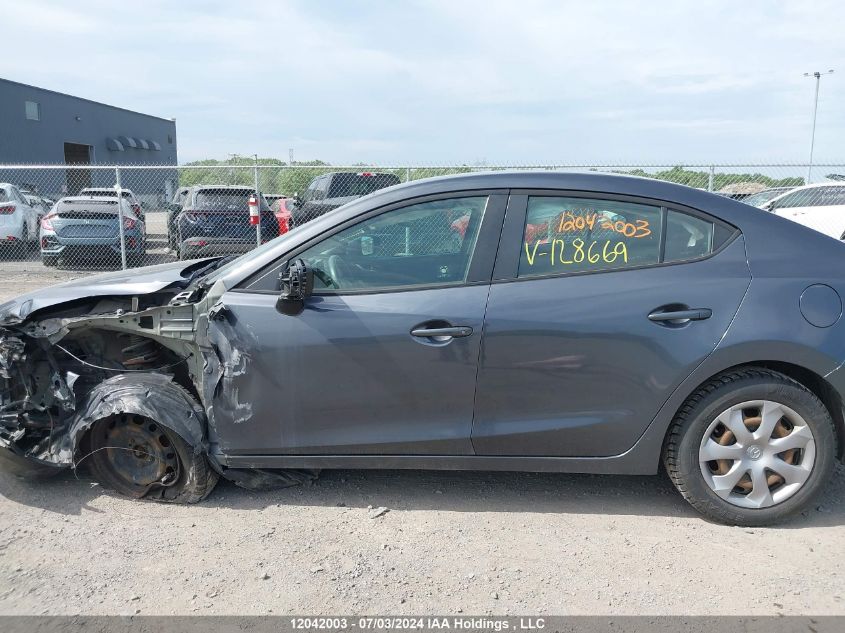 2015 Mazda Mazda3 VIN: 3MZBM1U70FM128669 Lot: 12042003