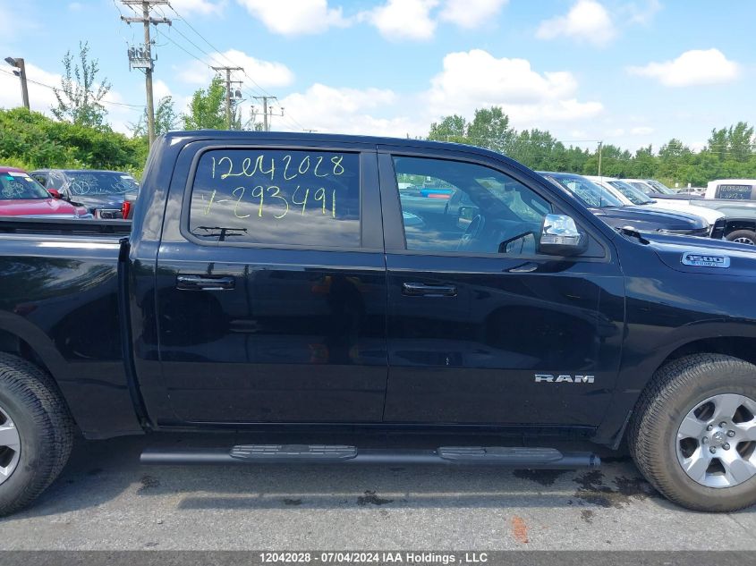2022 Ram 1500 Big Horn/Lone Star VIN: 1C6RRFFG8NN293491 Lot: 12042028