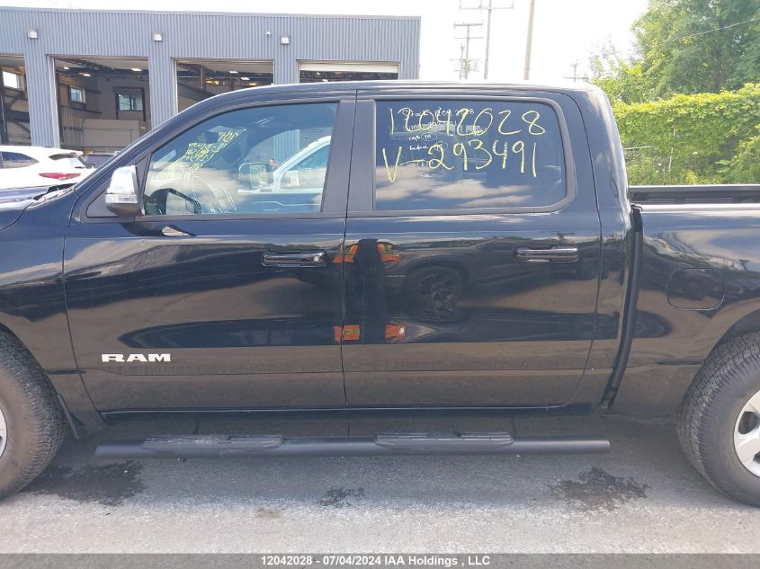 2022 Ram 1500 Big Horn/Lone Star VIN: 1C6RRFFG8NN293491 Lot: 12042028