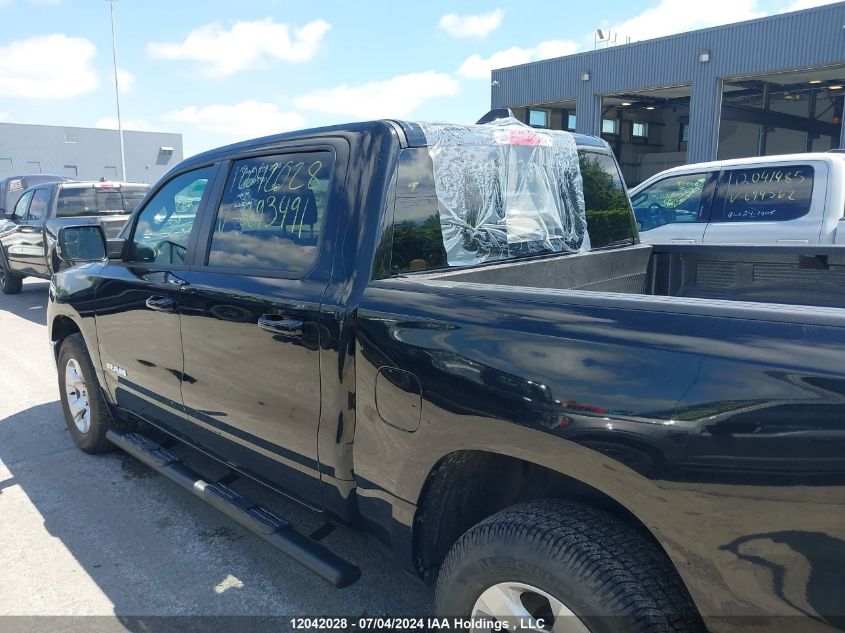 2022 Ram 1500 Big Horn/Lone Star VIN: 1C6RRFFG8NN293491 Lot: 12042028