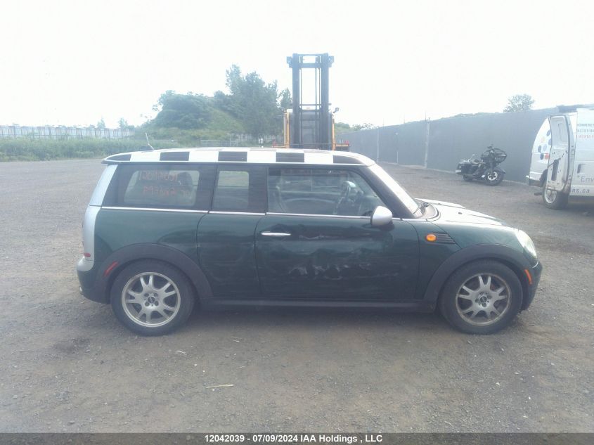 2008 Mini Cooper Clubman VIN: WMWML33598TP97082 Lot: 12042039