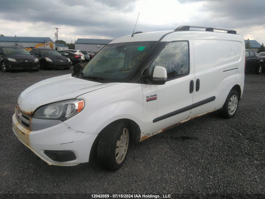 2015 Ram Promaster City Wagon VIN: ZFBERFDT7F6950058 Lot: 12042059