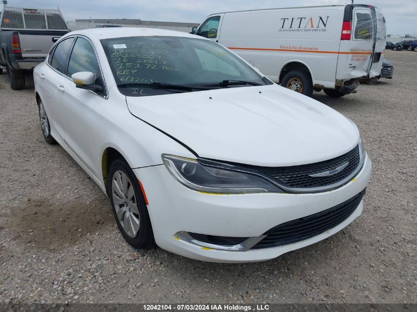 2016 Chrysler 200 Lx VIN: 1C3CCCFB6GN184019 Lot: 12042104