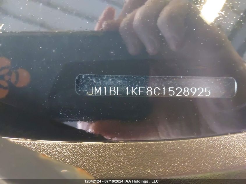 2012 Mazda Mazda3 VIN: JM1BL1KF8C1528925 Lot: 12042124