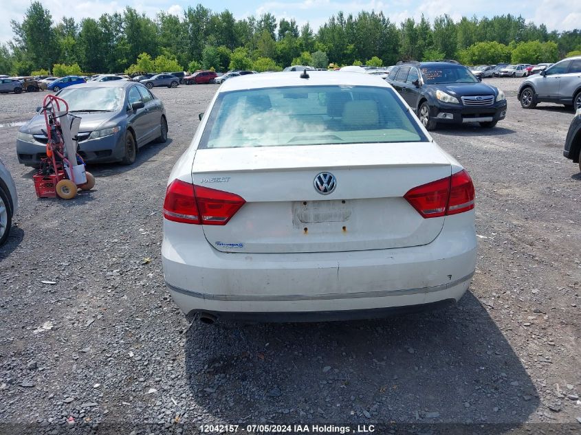 2012 Volkswagen Passat VIN: 1VWCH7A35CC109111 Lot: 12042157